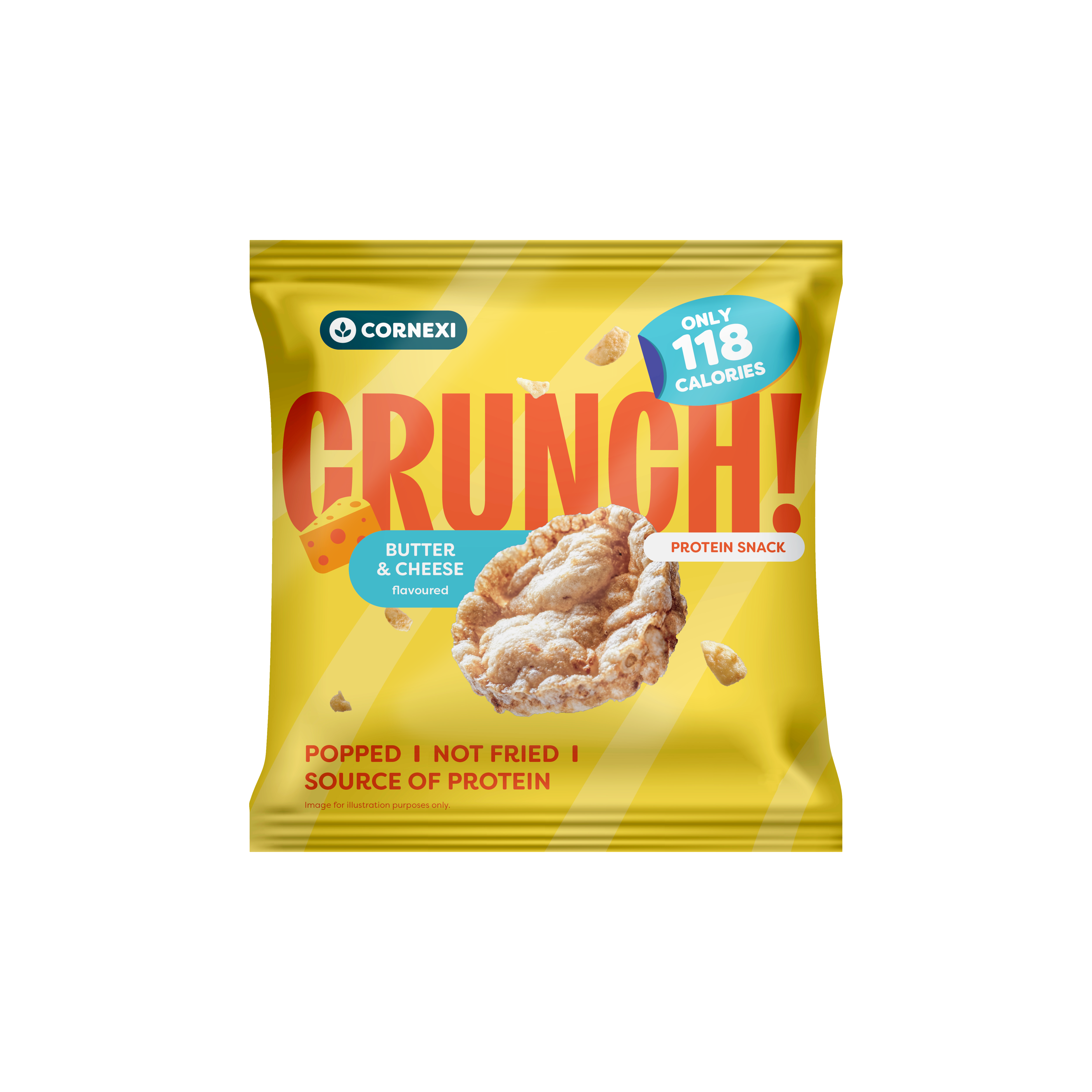 Cornexi crunch! proteínový snack s maslom a syrom 30 g