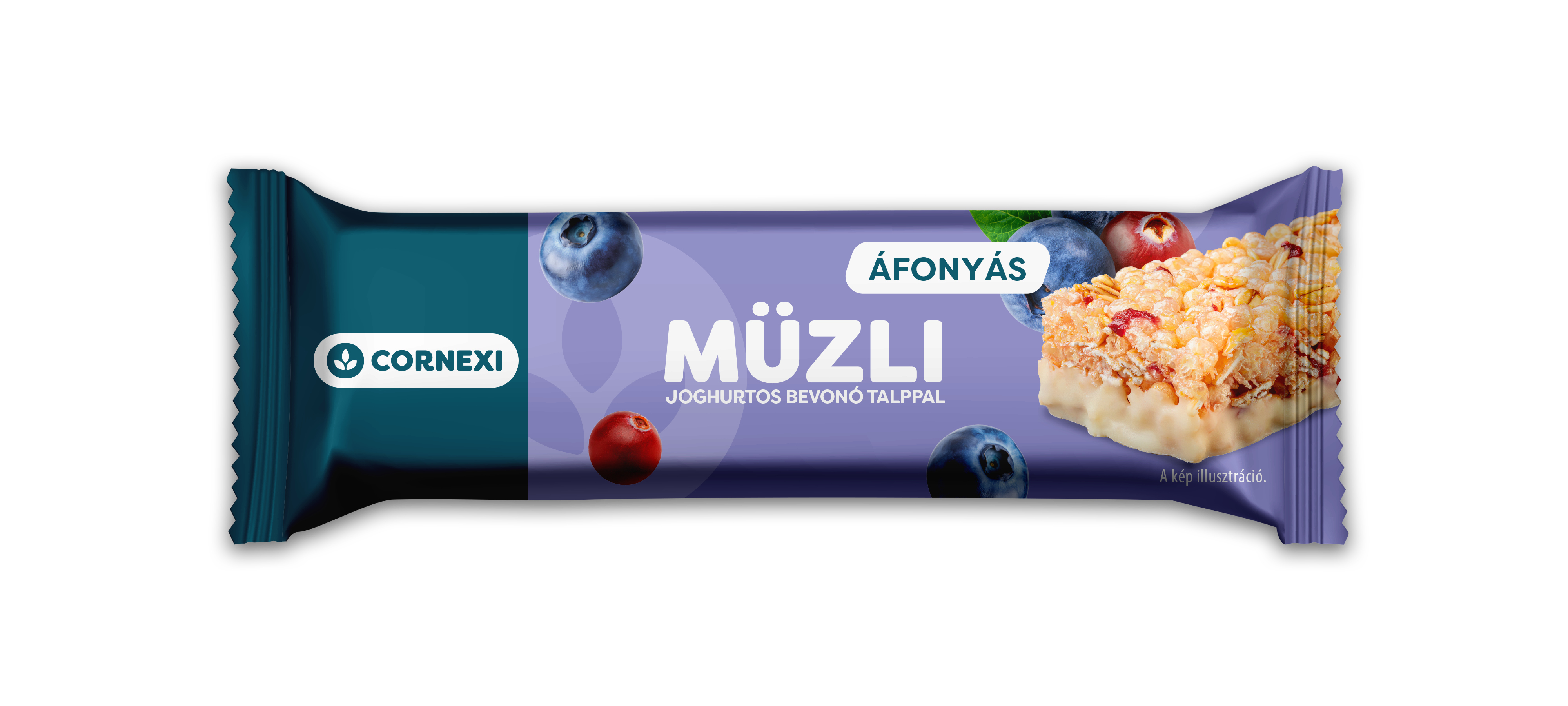 Cornexi müsli tyčinka s brusnicami a jogurtovou polevou 25 g