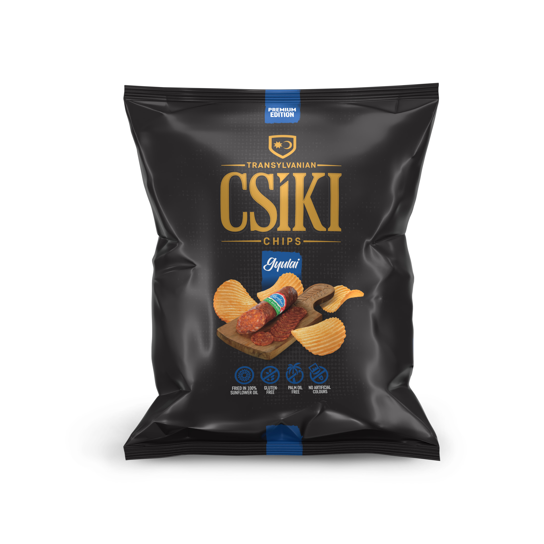 Csíki Csipsz s príchuťou klobásy Gyulai 60 g