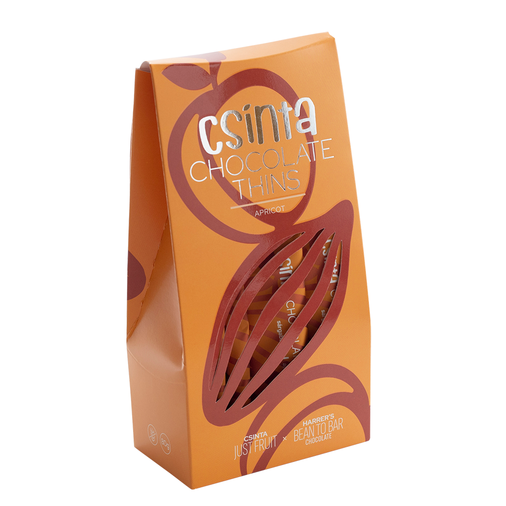 Csinta čokoládové plátky s marhuľovou príchuťou 80 g