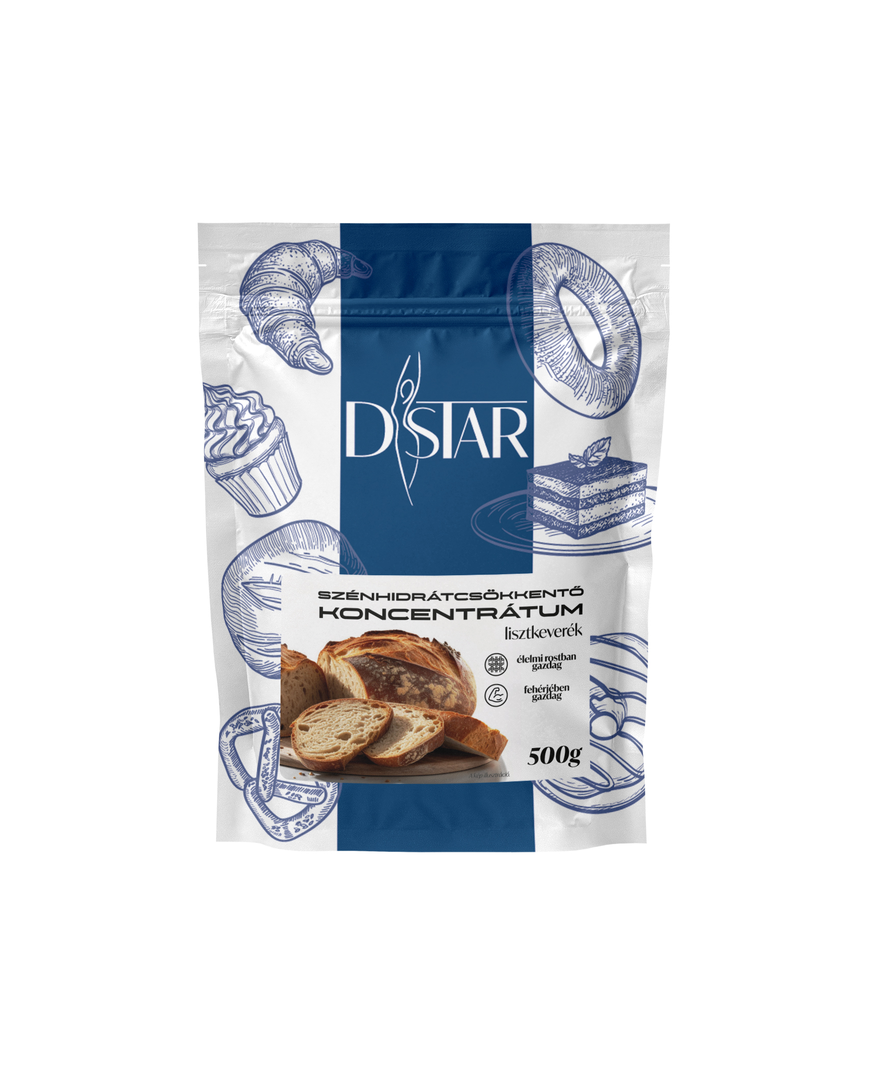 D-STAR nízkosacharidová koncentrovaná múčna zmes 500 g
