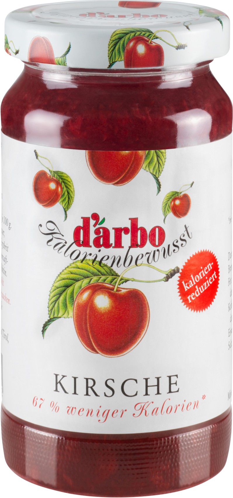Darbo lekvár s nízkym obsahom kalórií z čerešní 220 g