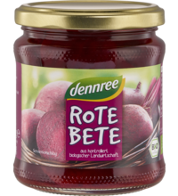 Dennree bio krájaná cvikla v skle 330 g