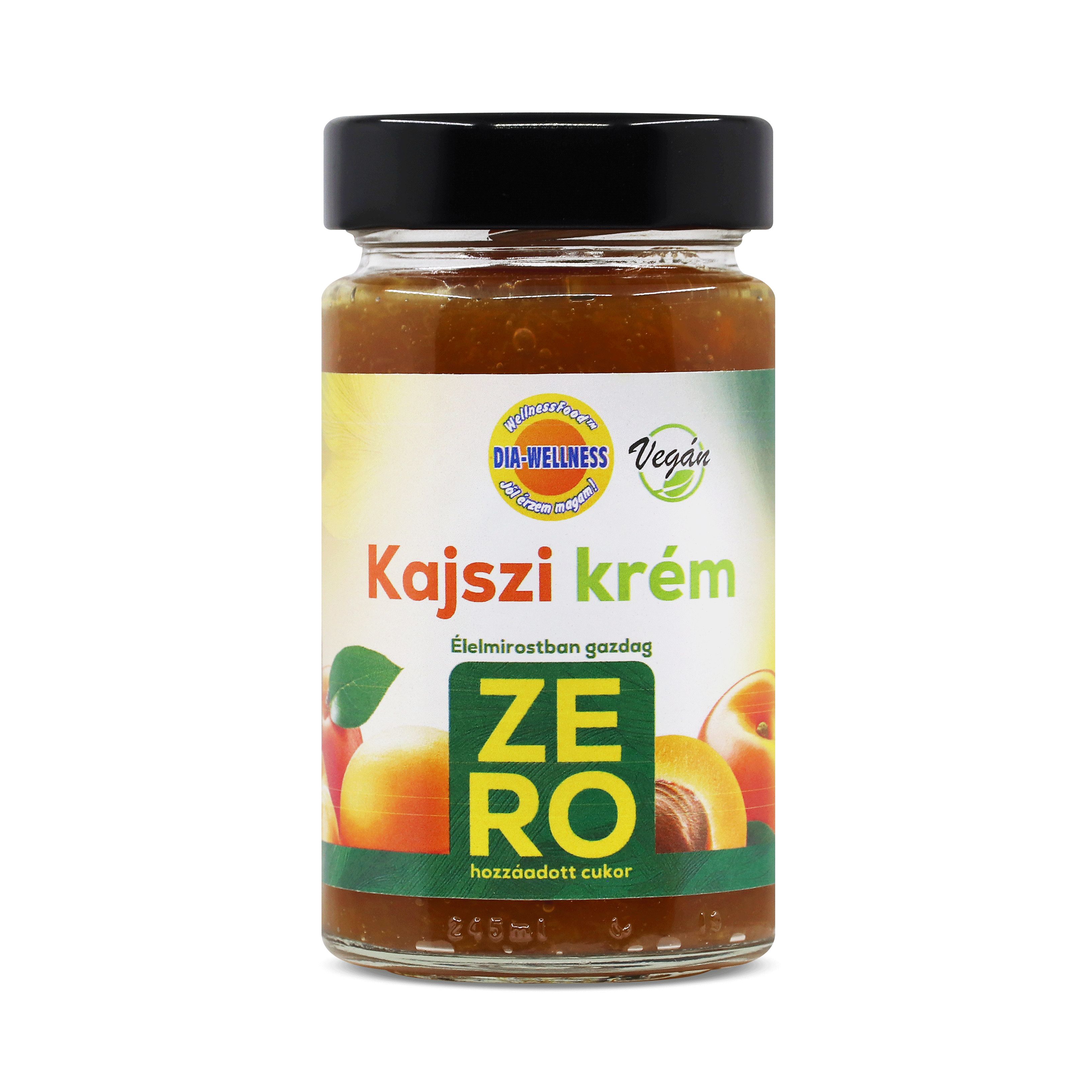 Dia-Wellness nulový pridaný cukor marhuľový krém 250 g