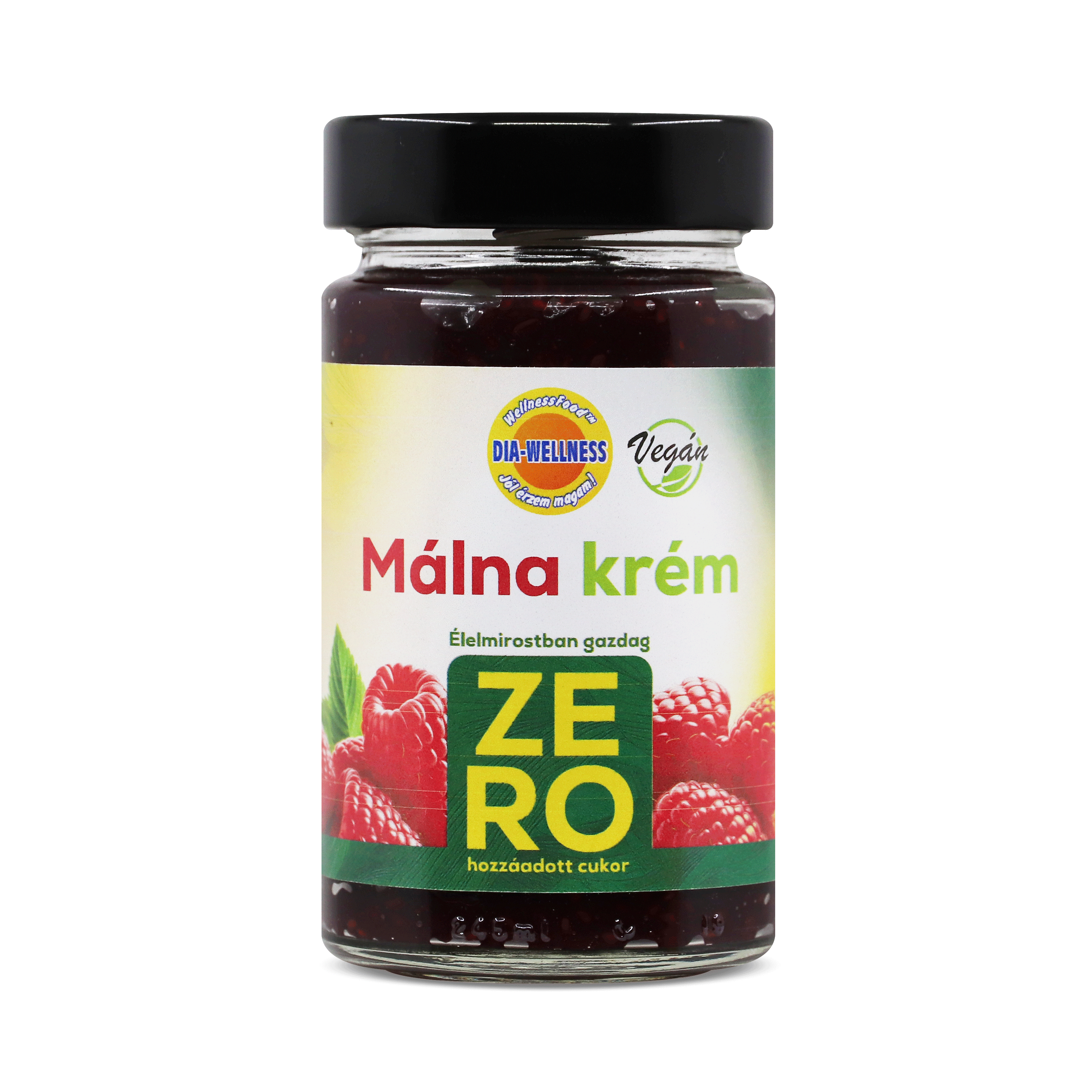 Dia-Wellness nulový pridaný cukor malina krém 250 g