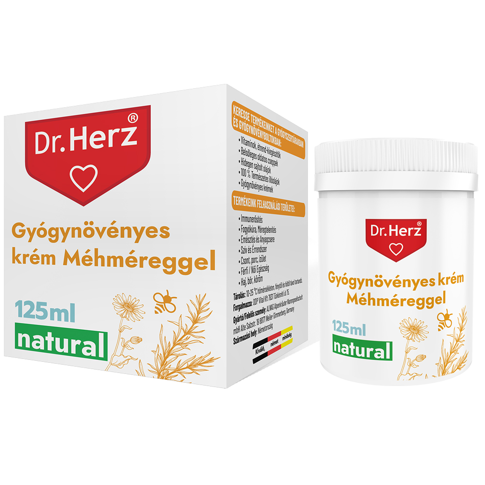 Dr.herz bylinný krém s včelím jedom 125 ml