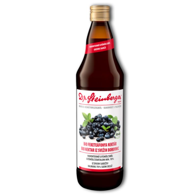 Dr.steinberger bio čučoriedkový nektár 750 ml