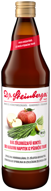 Dr.steinberger organický koktail zo zelenej pšeničnej trávy 750 ml