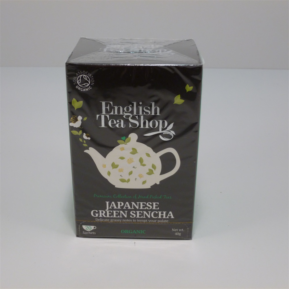 English Tea Shop bio japonský zelený čaj sencha 20x1,5g 30 g