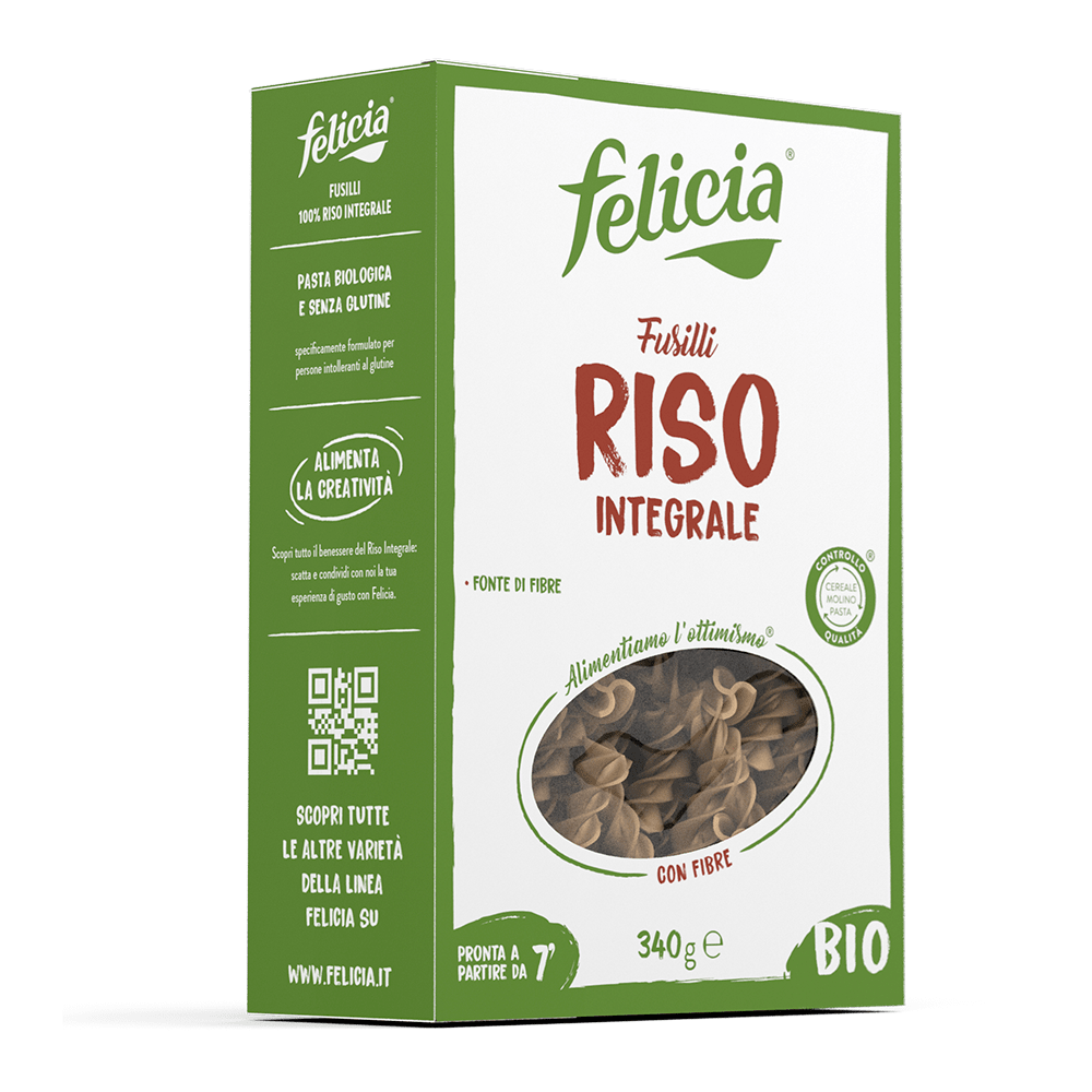 Felicia Bezlepkové Fusilli z hnedej ryže 250 g