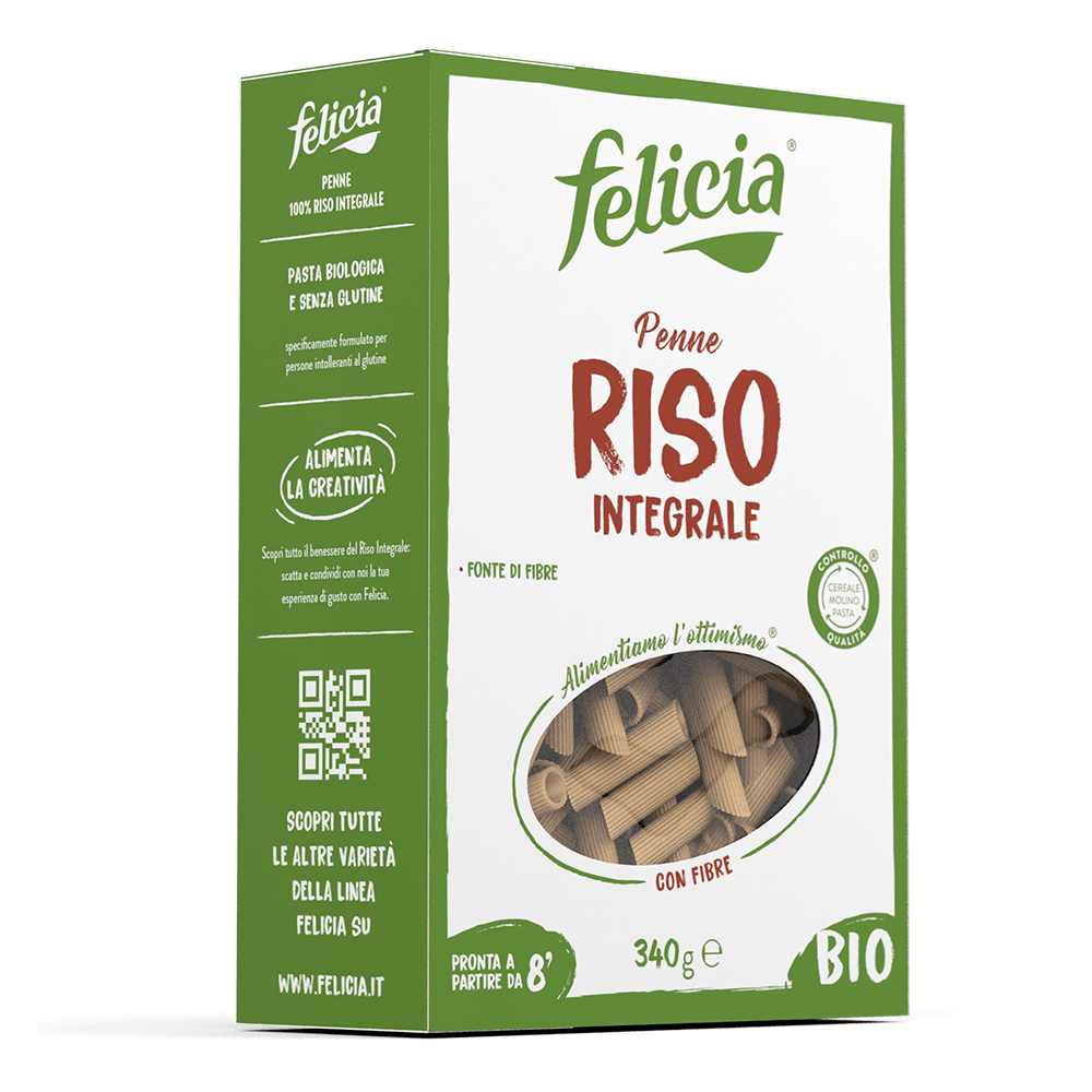 Felicia Bio celozrnné ryžové penne cestoviny 250 g