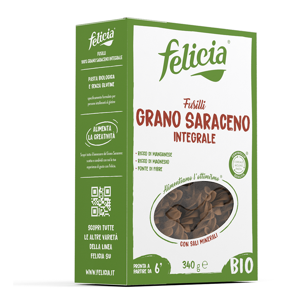 Felicia Bezgluténové celozrnné pohánkové fusilli 250 g
