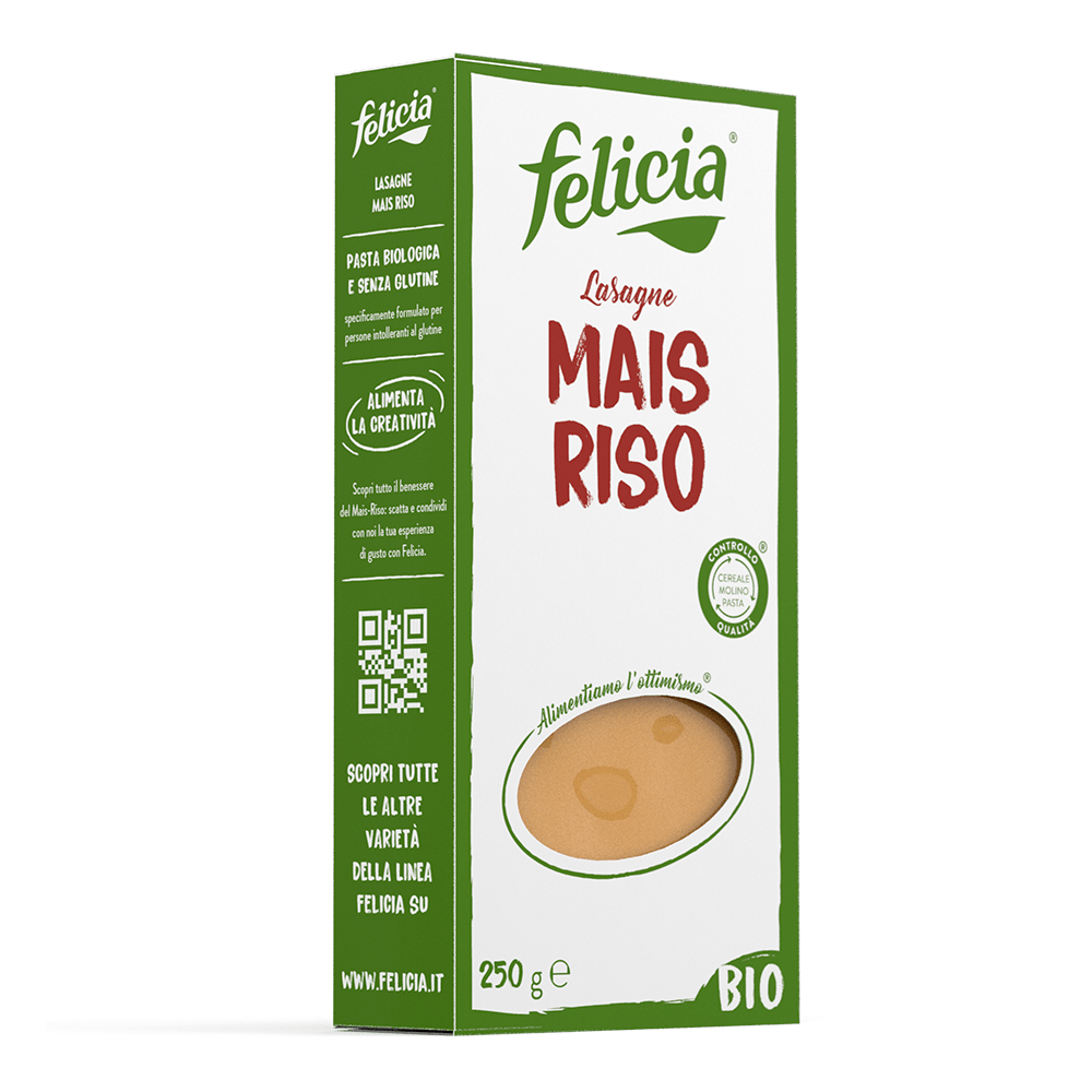 Felicia kukuričné a ryžové lasagne bezgluténové 250 g