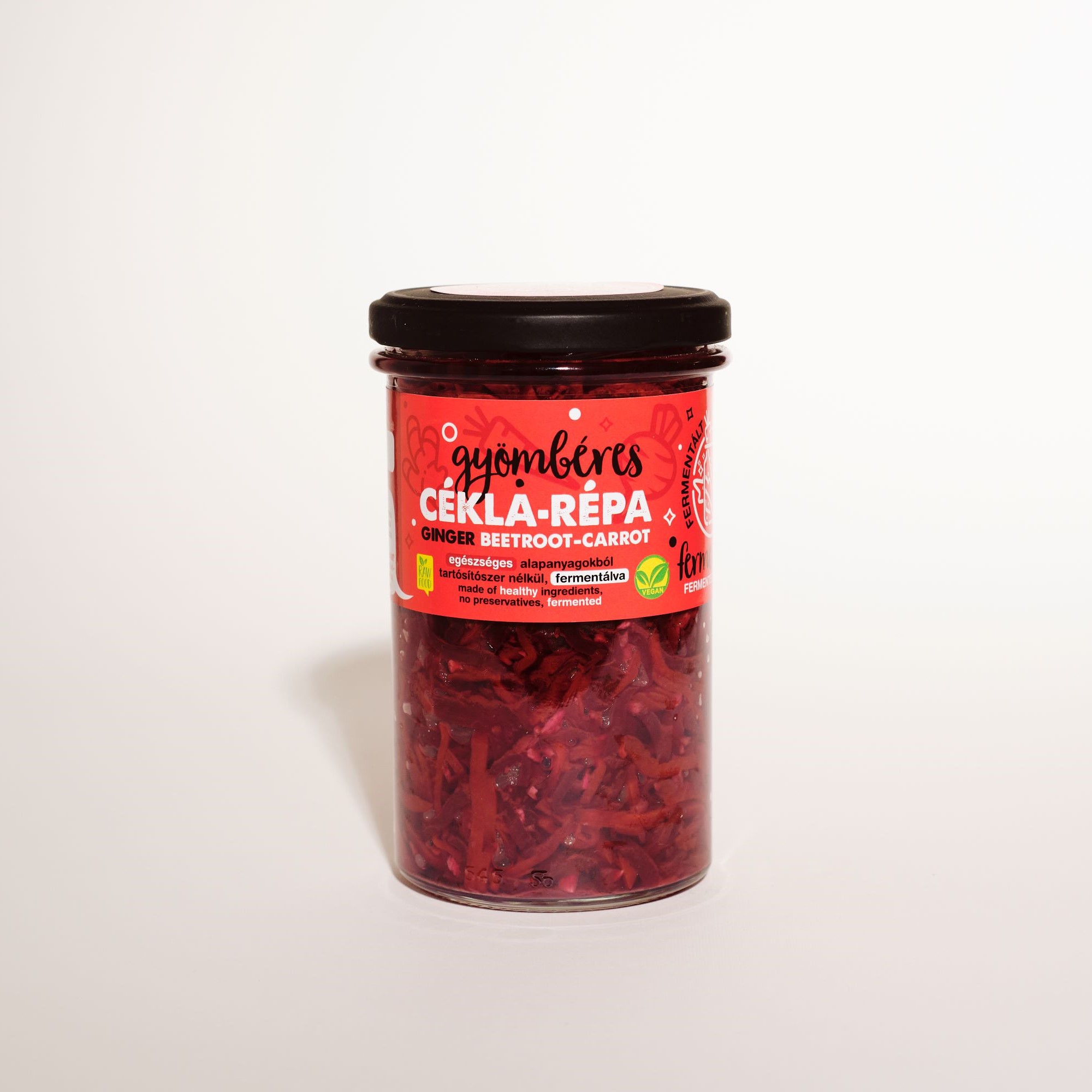 Fermentini fermentované zázvorové cviklové mrkve 450 g