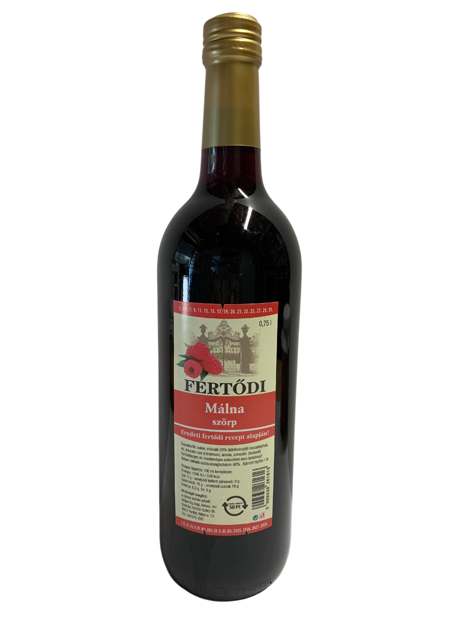 Fertődi malinová šťava 750 ml
