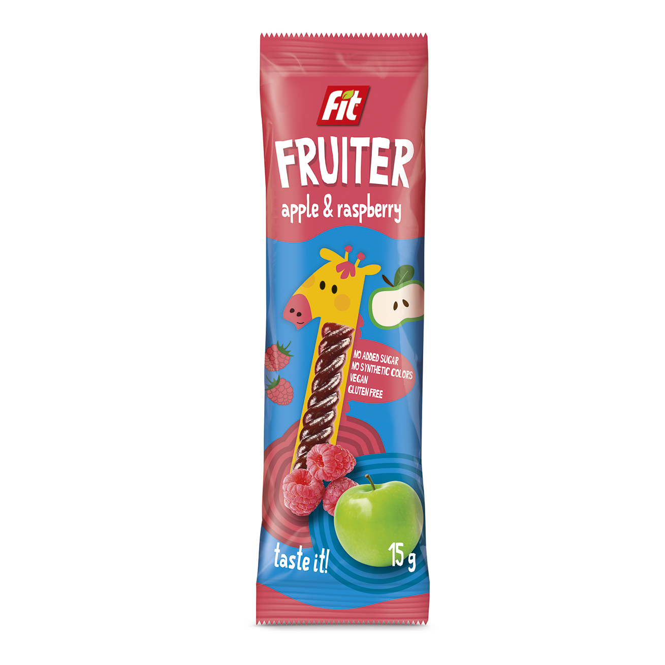 Fit fruiter jablko+malina ovocný džem 15 g