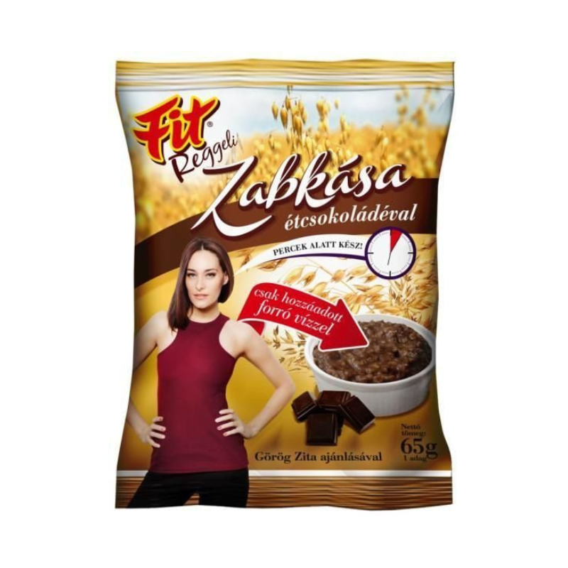 Fit raňajkové ovsené vločky s horkou čokoládou 65 g