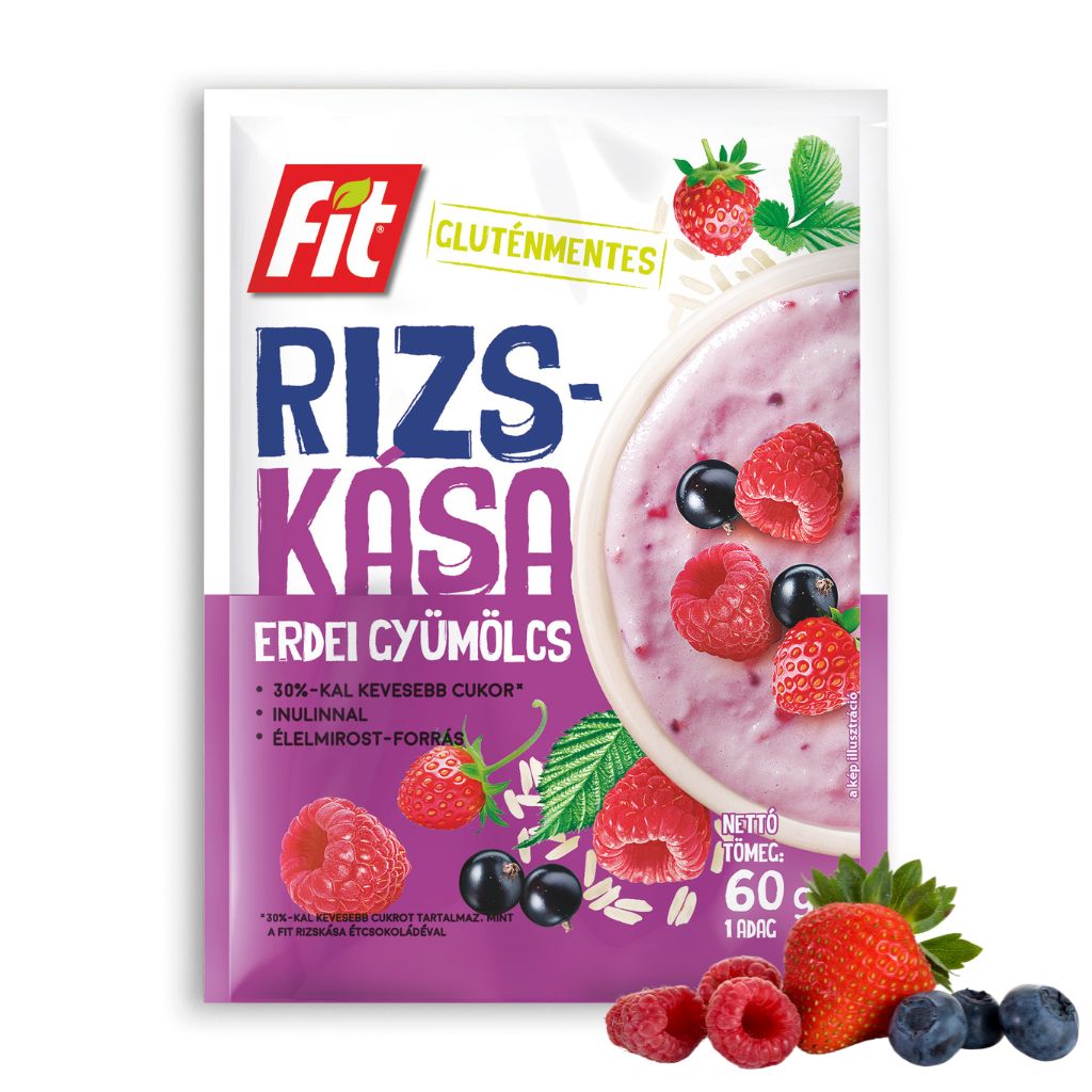 Fit ryžová kaša lesné ovocie 60 g