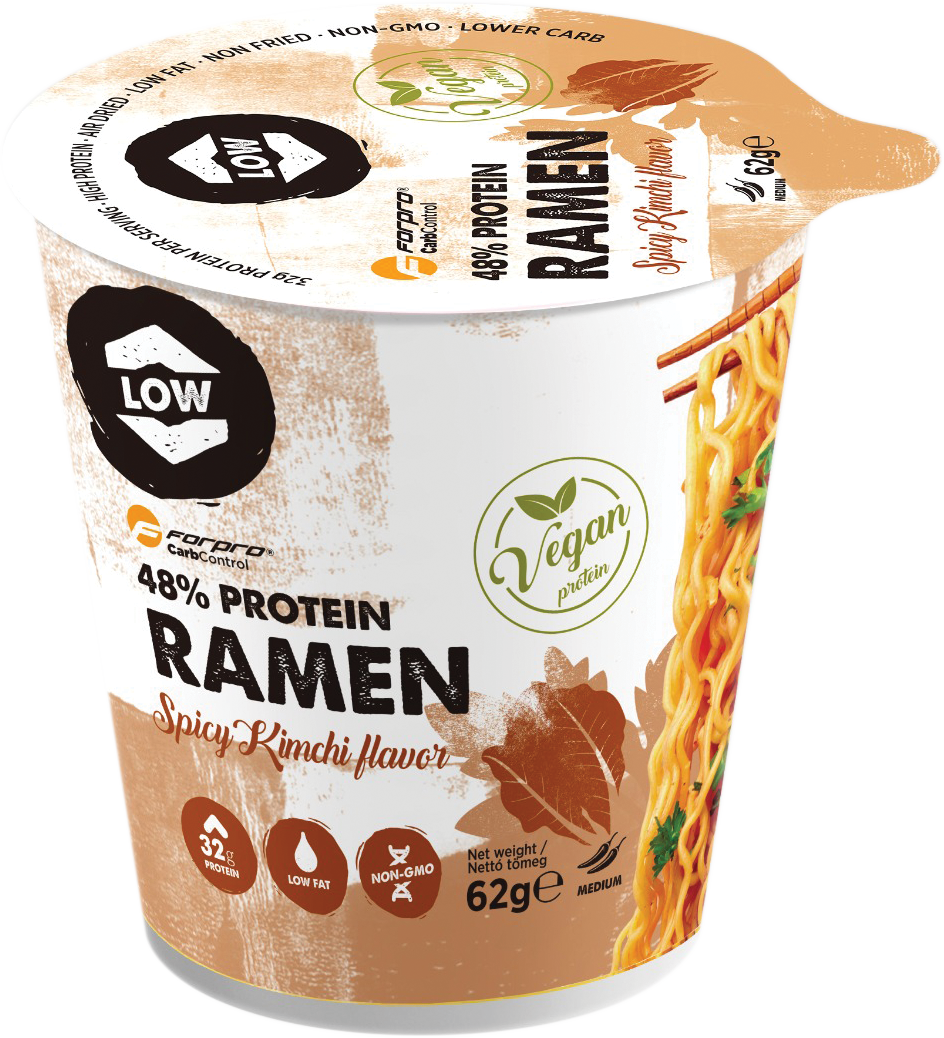 Forpro 48% proteín ramen pikantný kimchi 62 g