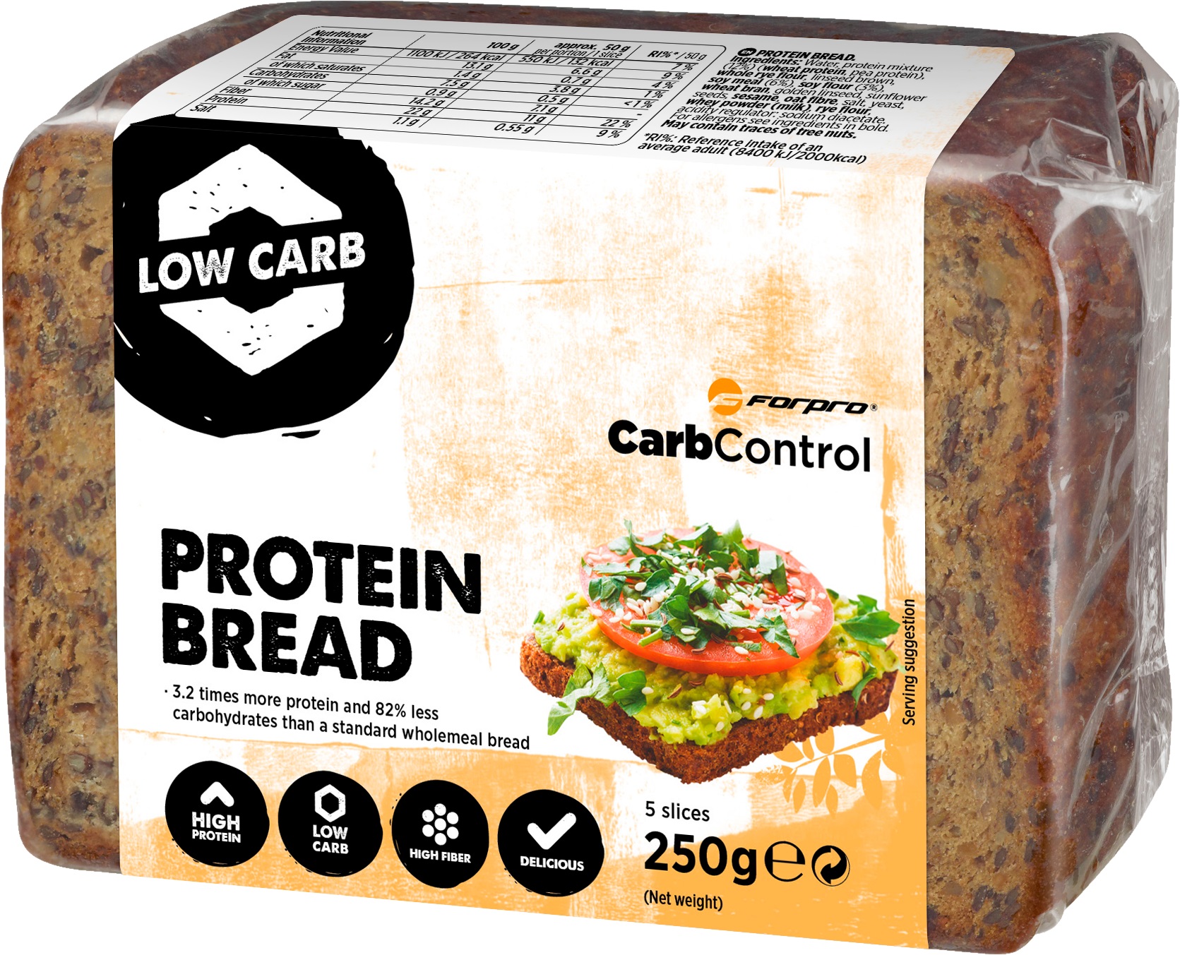 Forpro proteínový chlieb 250 g