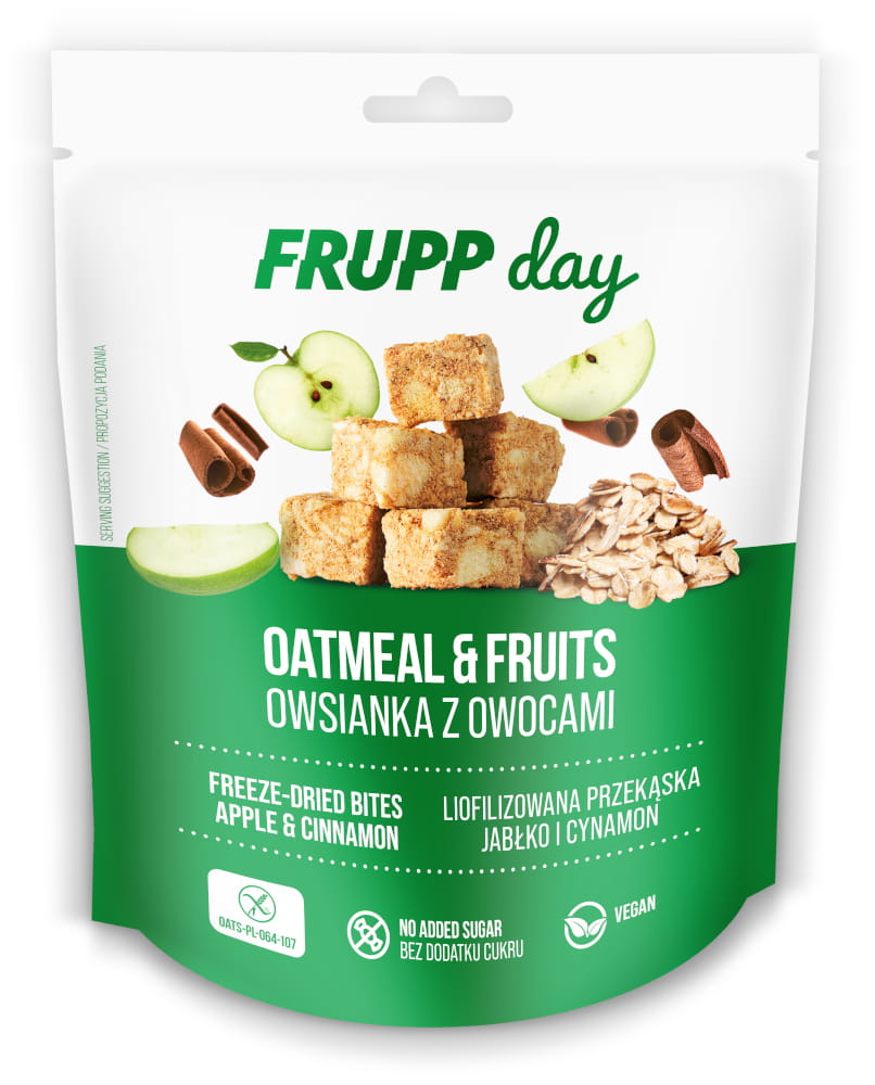 Frupp Day ovsené kocky s jablkom a škoricou 25 g