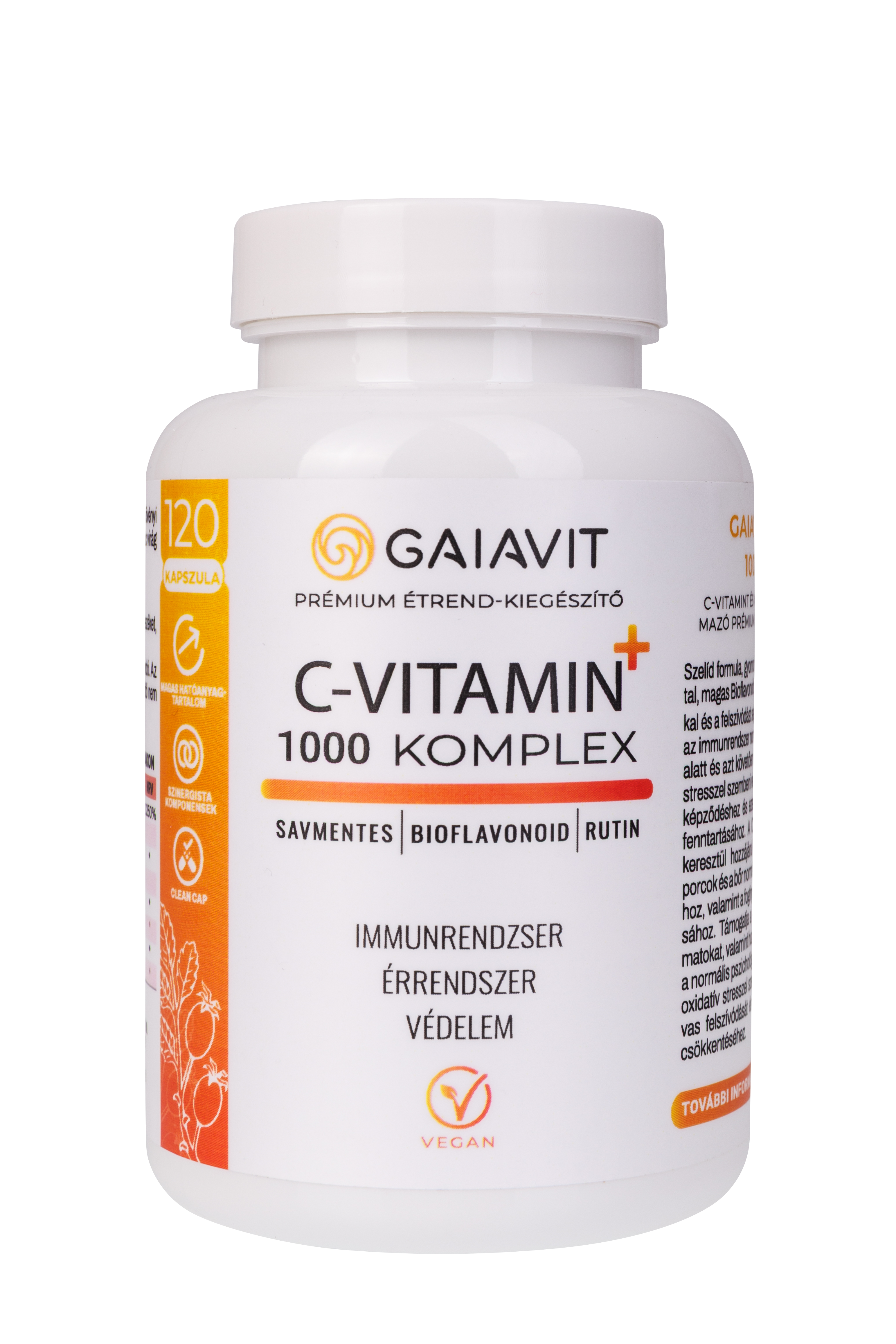 Gaiavit C-vitamin 1000 komplex 60 dávok 120 ks