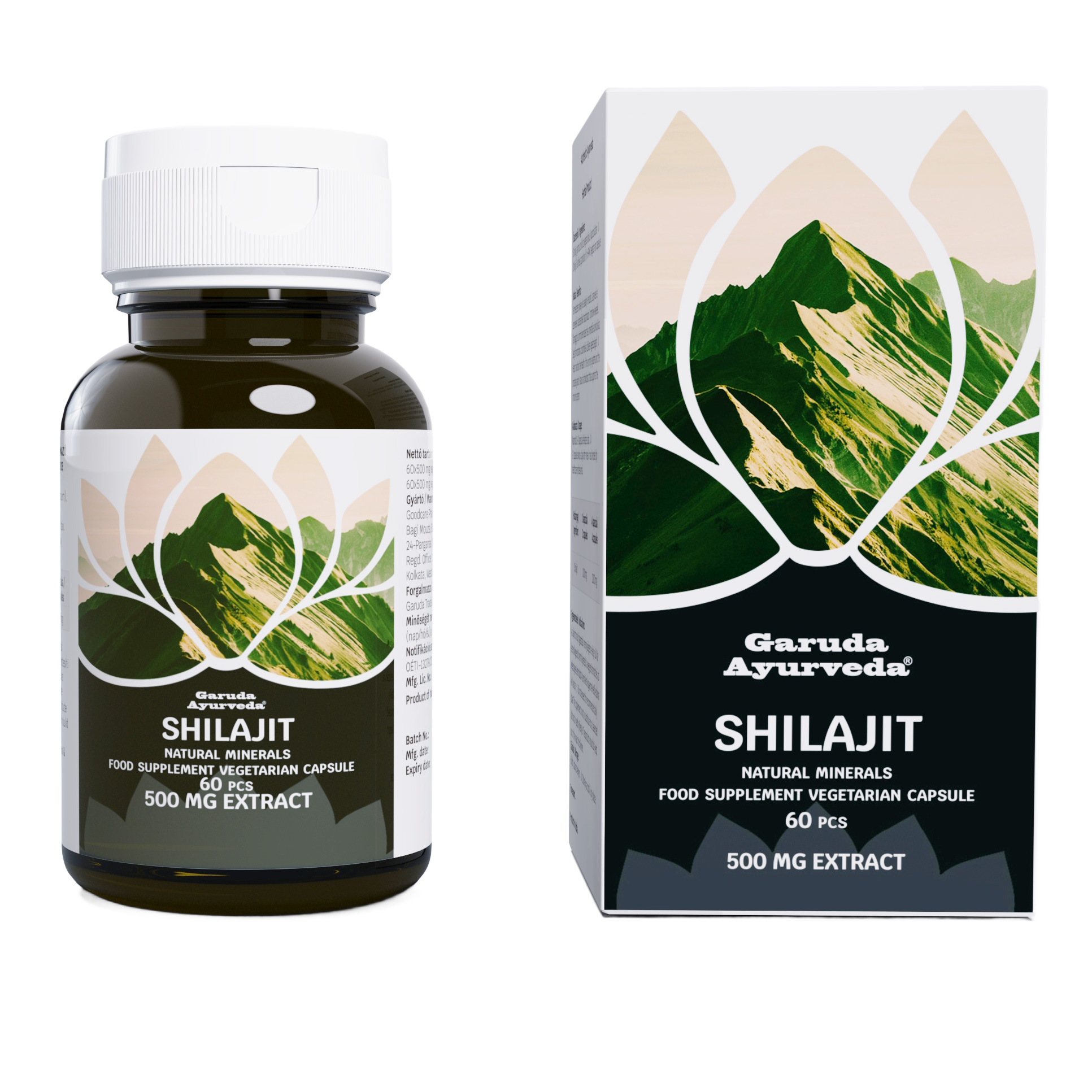 Garuda ayurveda shilajit kapsula vegetariánske 60 ks