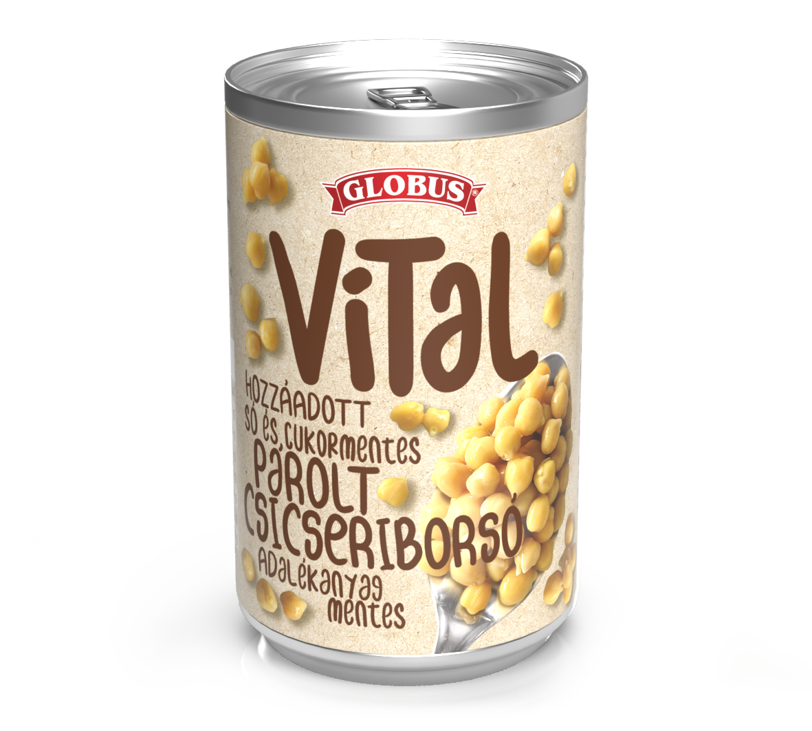 Globus vital cícerová fazuľa konzerva 285 g 1 ks