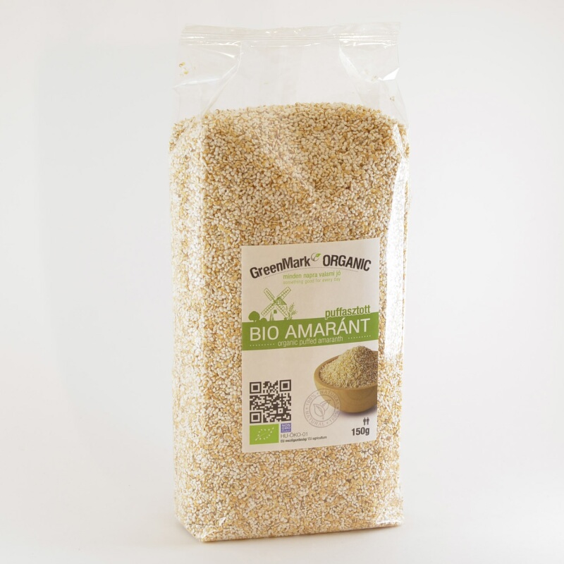 GreenMark Organický pufovaný amarant 150 g