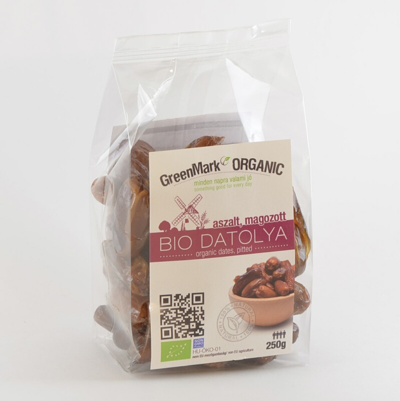 GreenMark Organic Bio Datle sušené bez kôstok 250 g