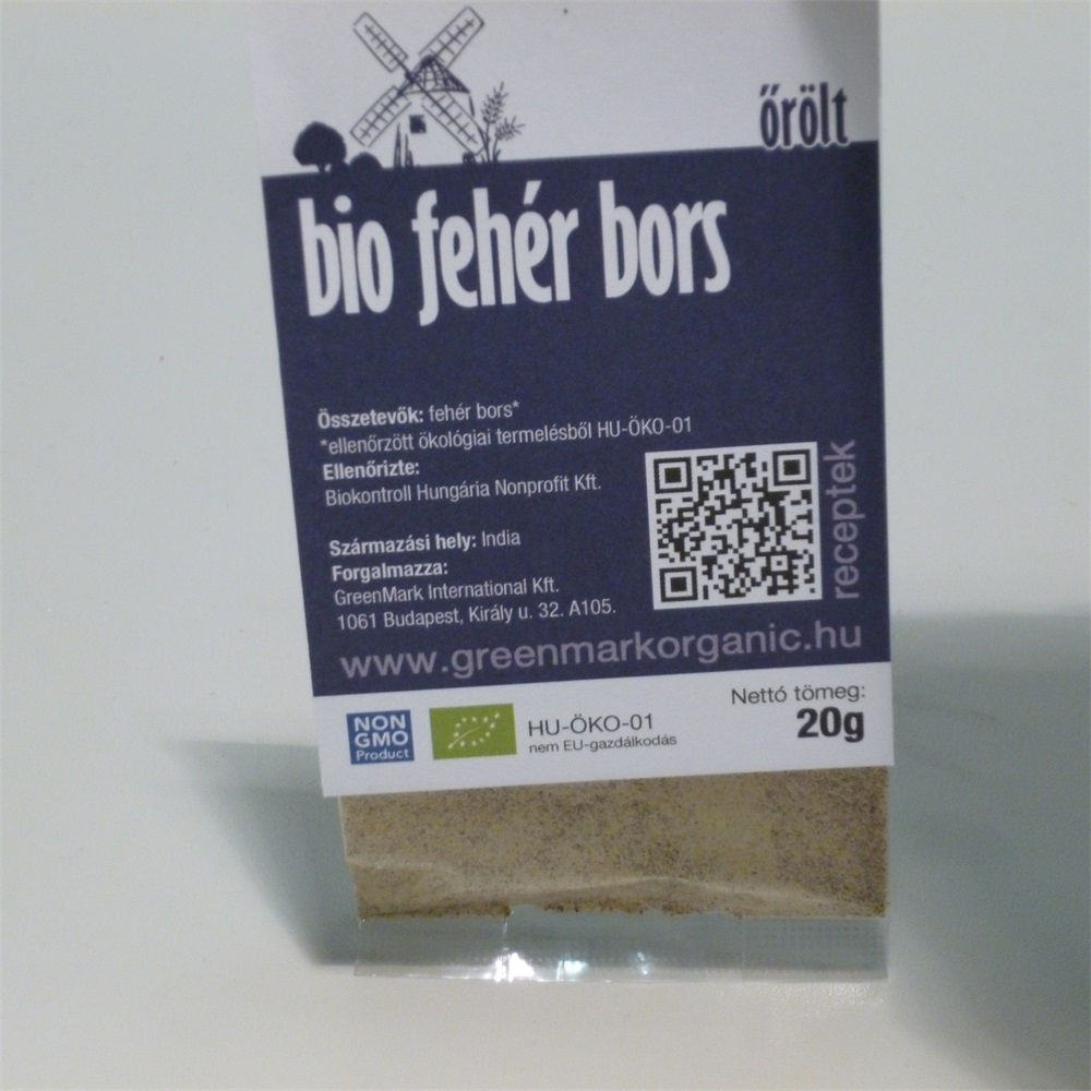 GreenMark Organic biely mleté korenie 20 g