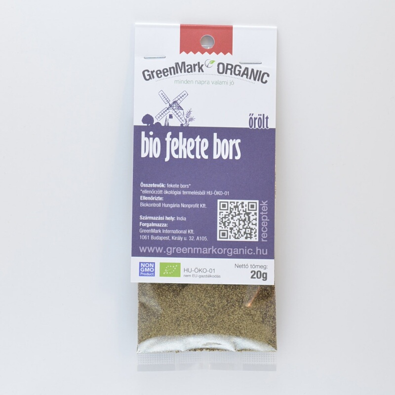 Greenmark bio čierne korenie mleté 20 g