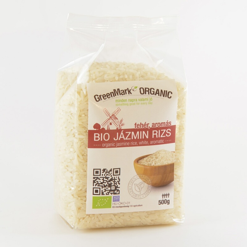 GreenMark organická bio jazmínová ryža biela 500 g