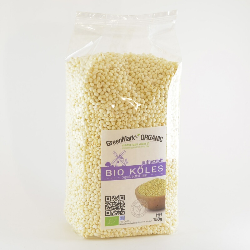 GreenMark Organické Bio Puffované Proso 150 g