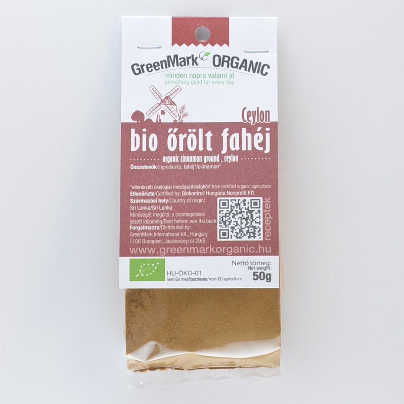 GreenMark Organic Bio Cejlónska mletá škorica 50 g