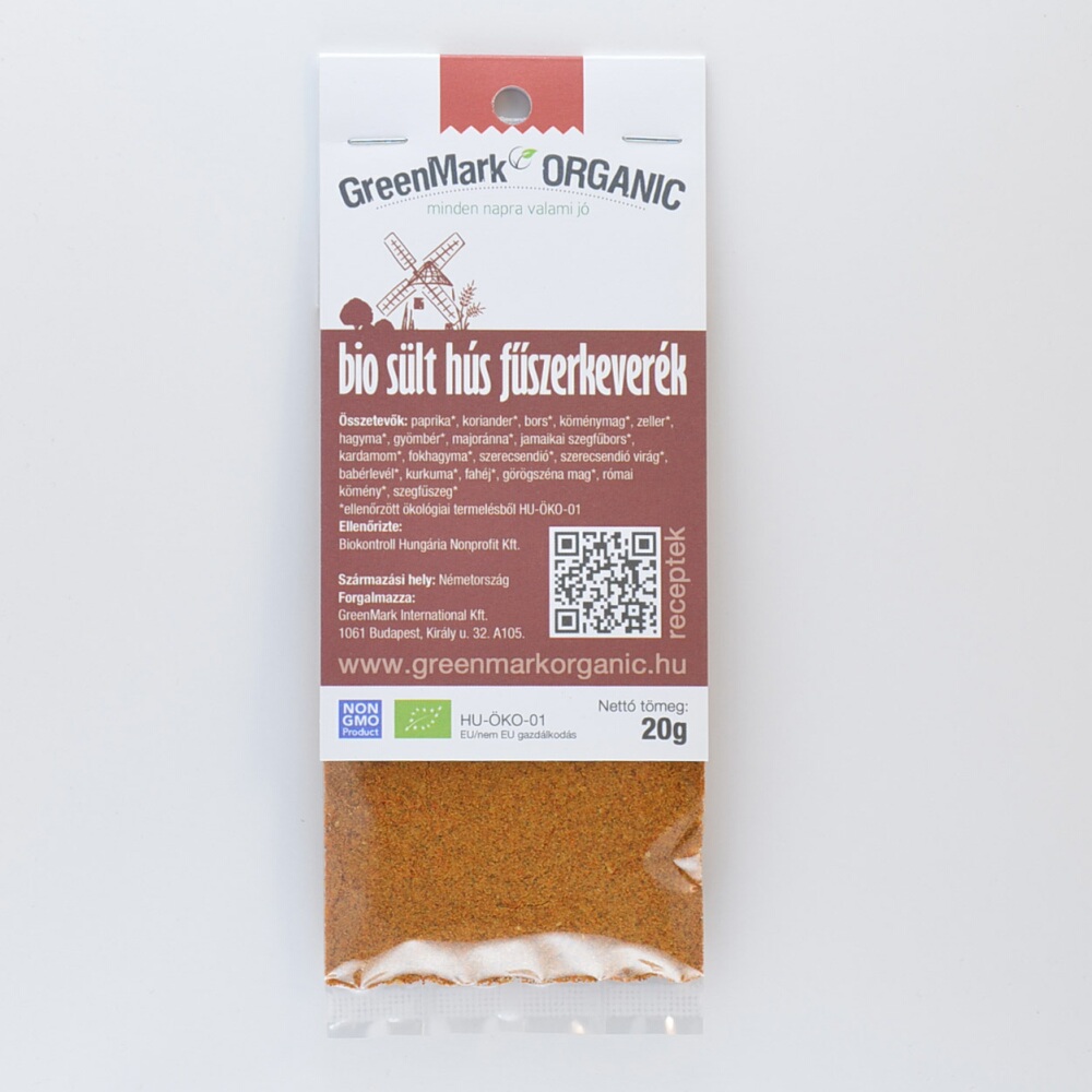 GreenMark Organic Bio Koreniaca Zmes na Pečené Mäso 20 g