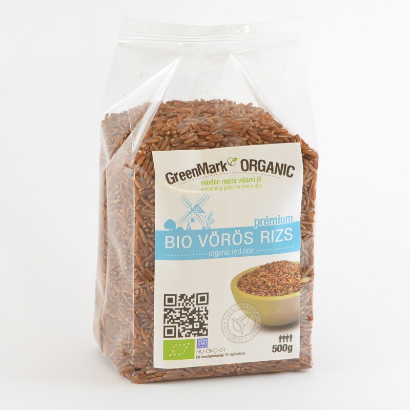 Greenmark bio červená ryža 500 g