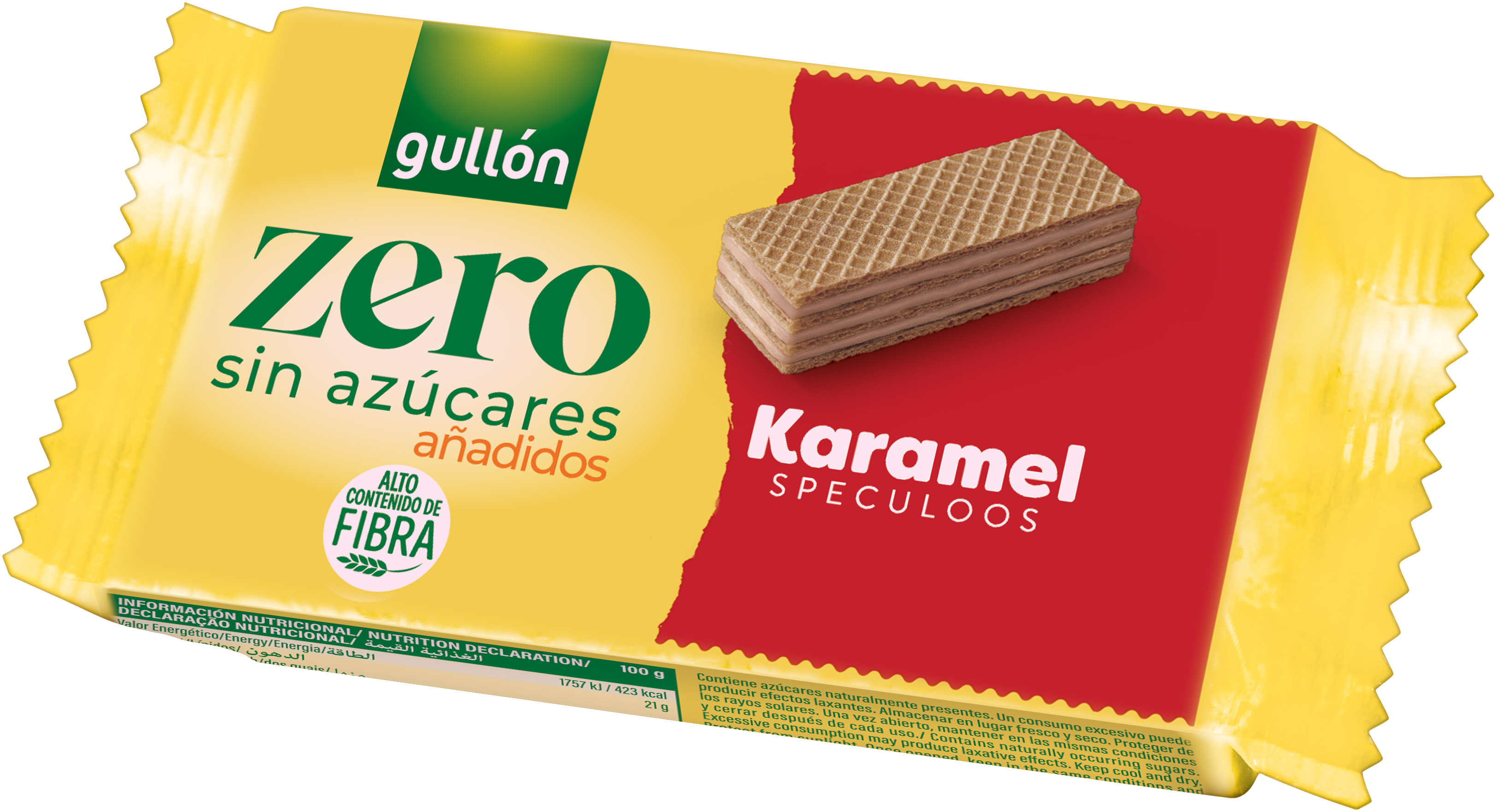 Gullón náplne karamelové 63 g