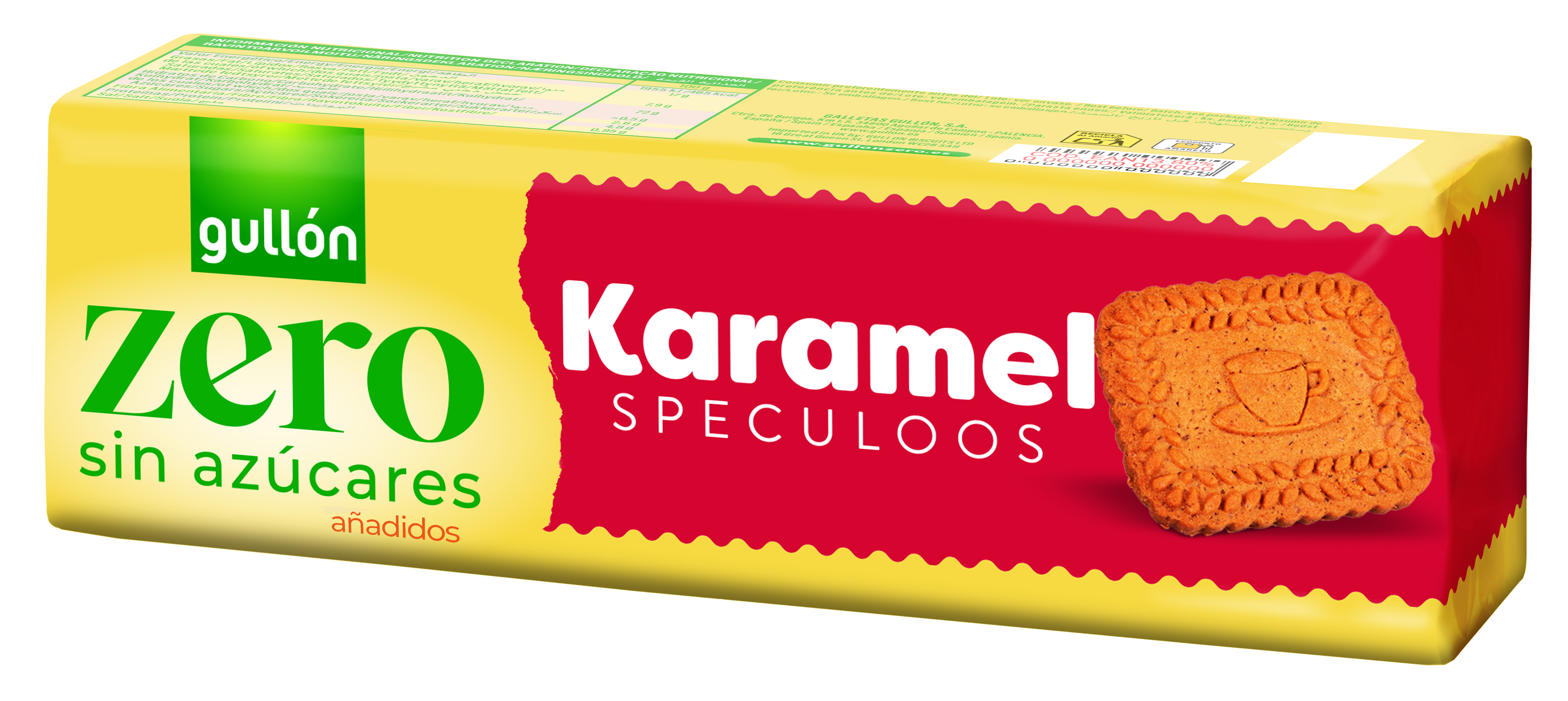Gullón zero sušienky karamel 190 g