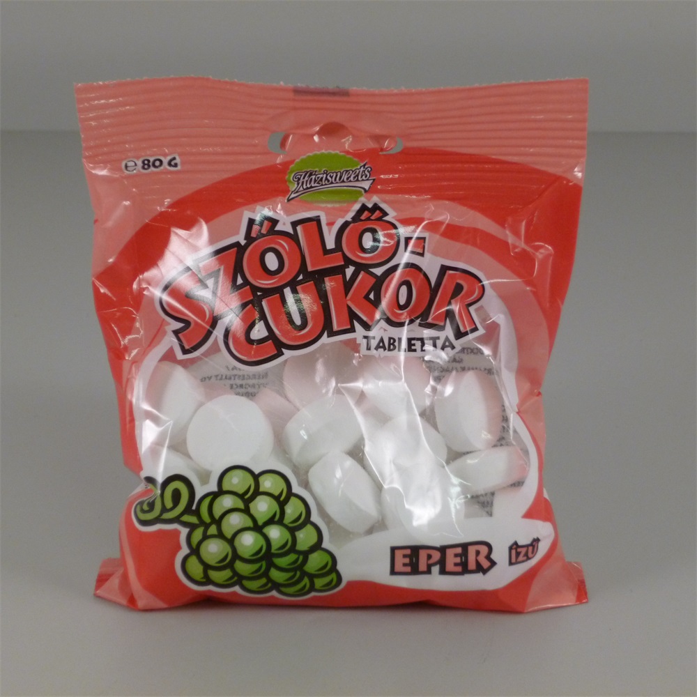 Házisweets hroznové cukríky s jahodovou príchuťou 80 g