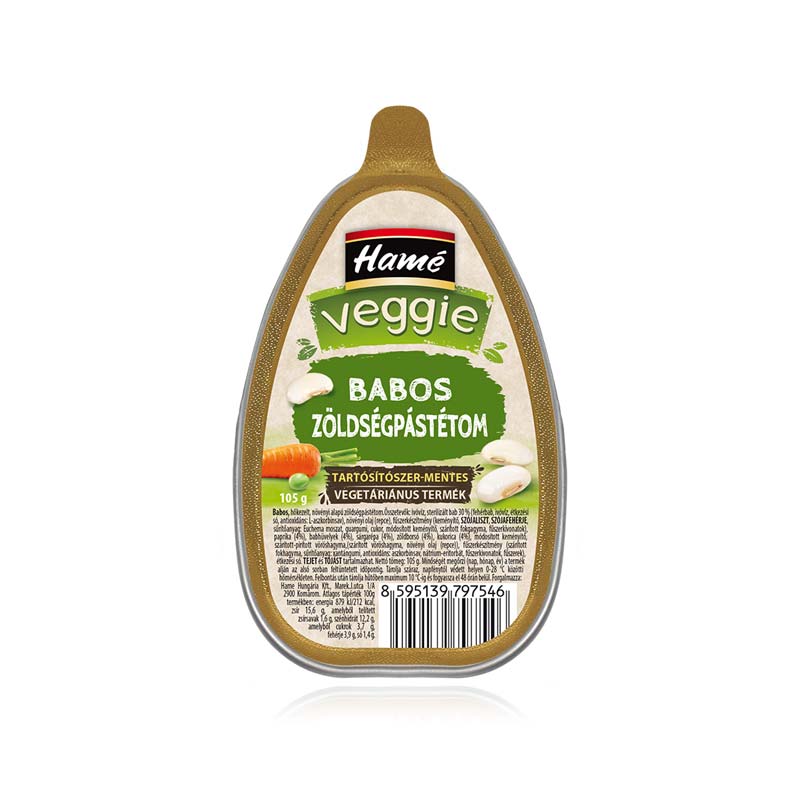 Hamé veggie zeleninová nátierka s fazuľou 105 g