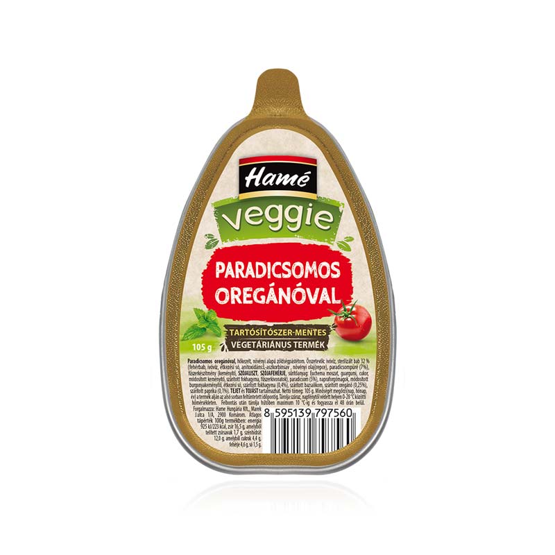 Hamé veggie nátierka s paradajkami a oreganom 105 g