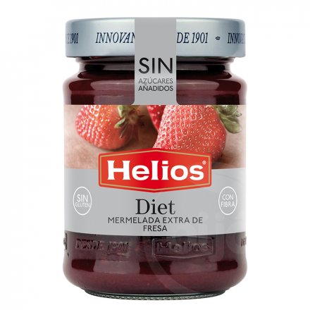 Helios Jahodový džem bez pridaného cukru 280 g