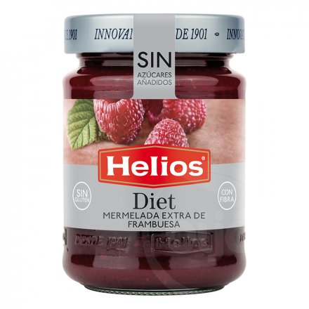 Helios Malinový džem bez pridaného cukru 280 g