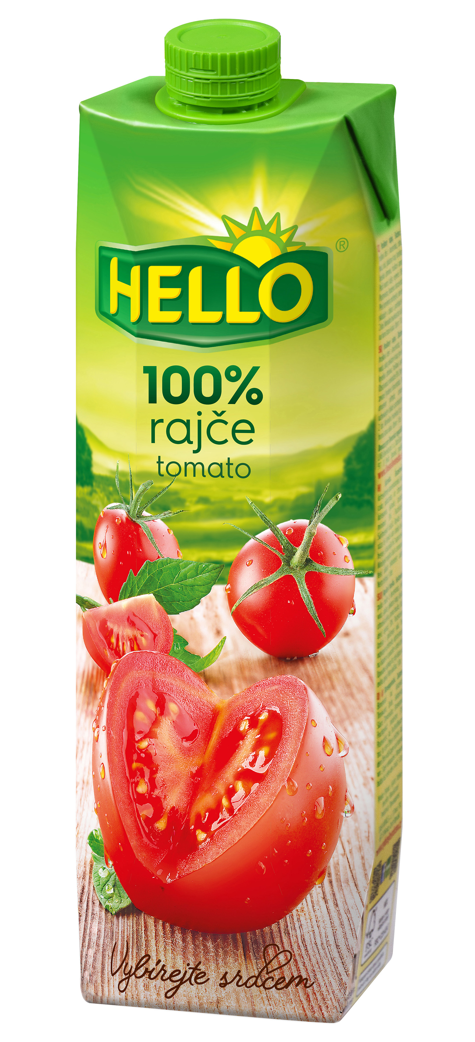 Hello paradajkový džús 100% 1000 ml