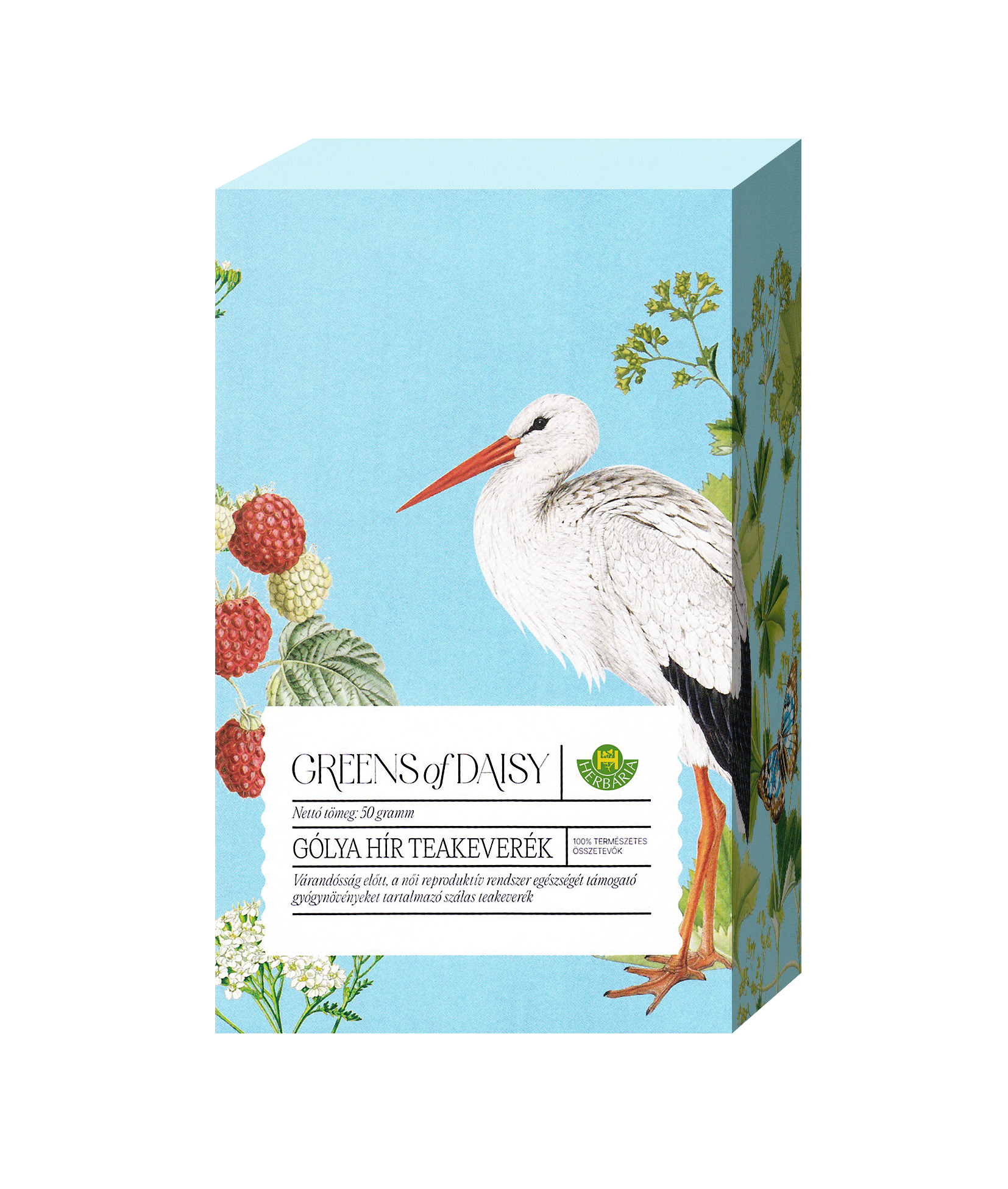 Herbária greens of daisy gólyahír čajová zmes 50 g