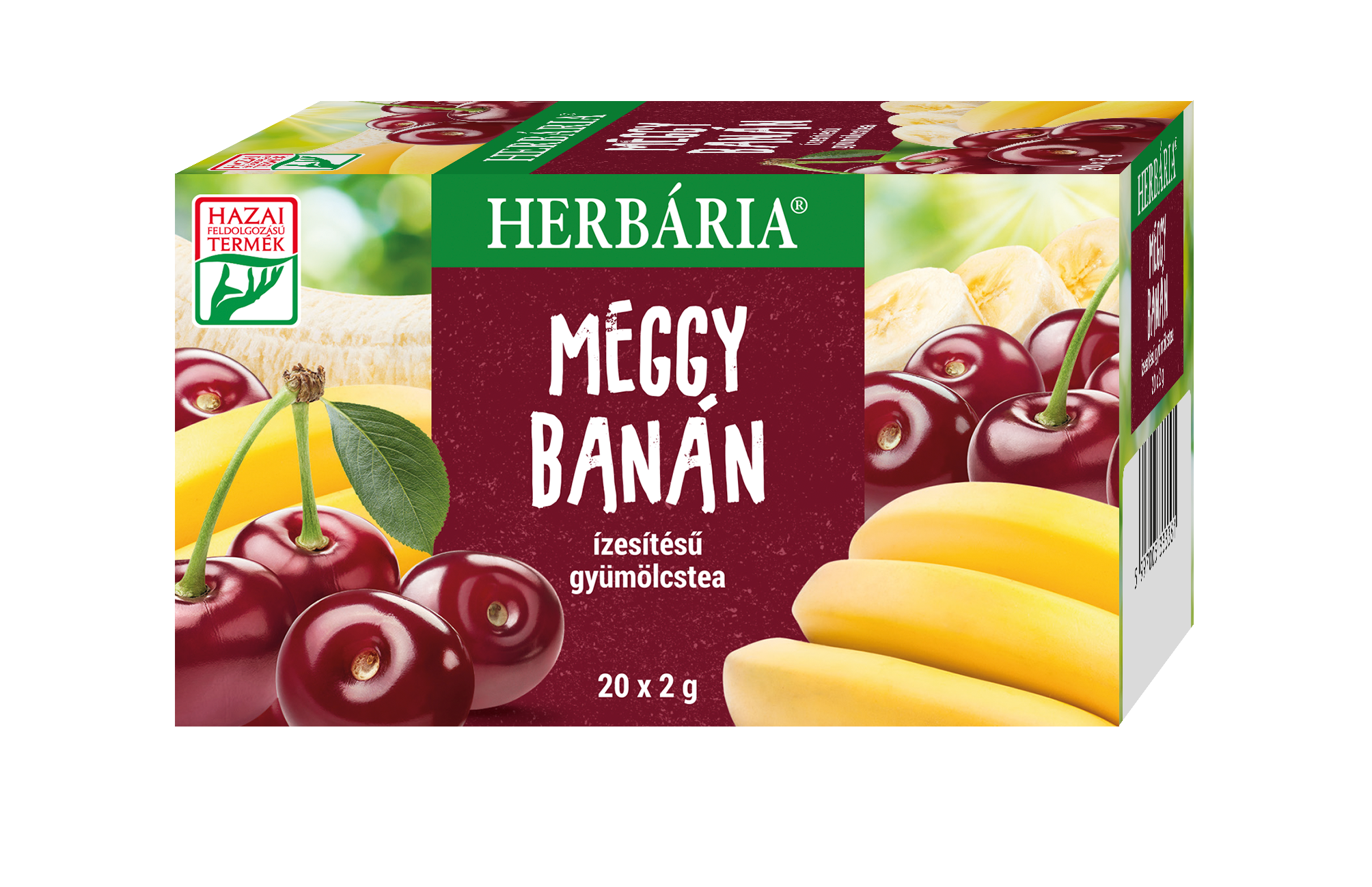 Herbária čerešňovo-banánová príchuť ovocný čaj 20x2g 40 g