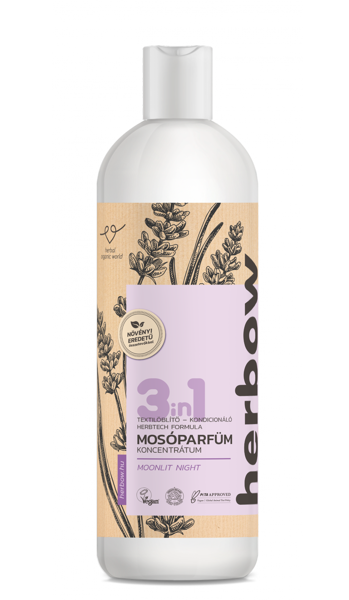 Herbow 3in1 vonný prací prostriedok, aviváž a kondicionér koncentrát 1000 ml