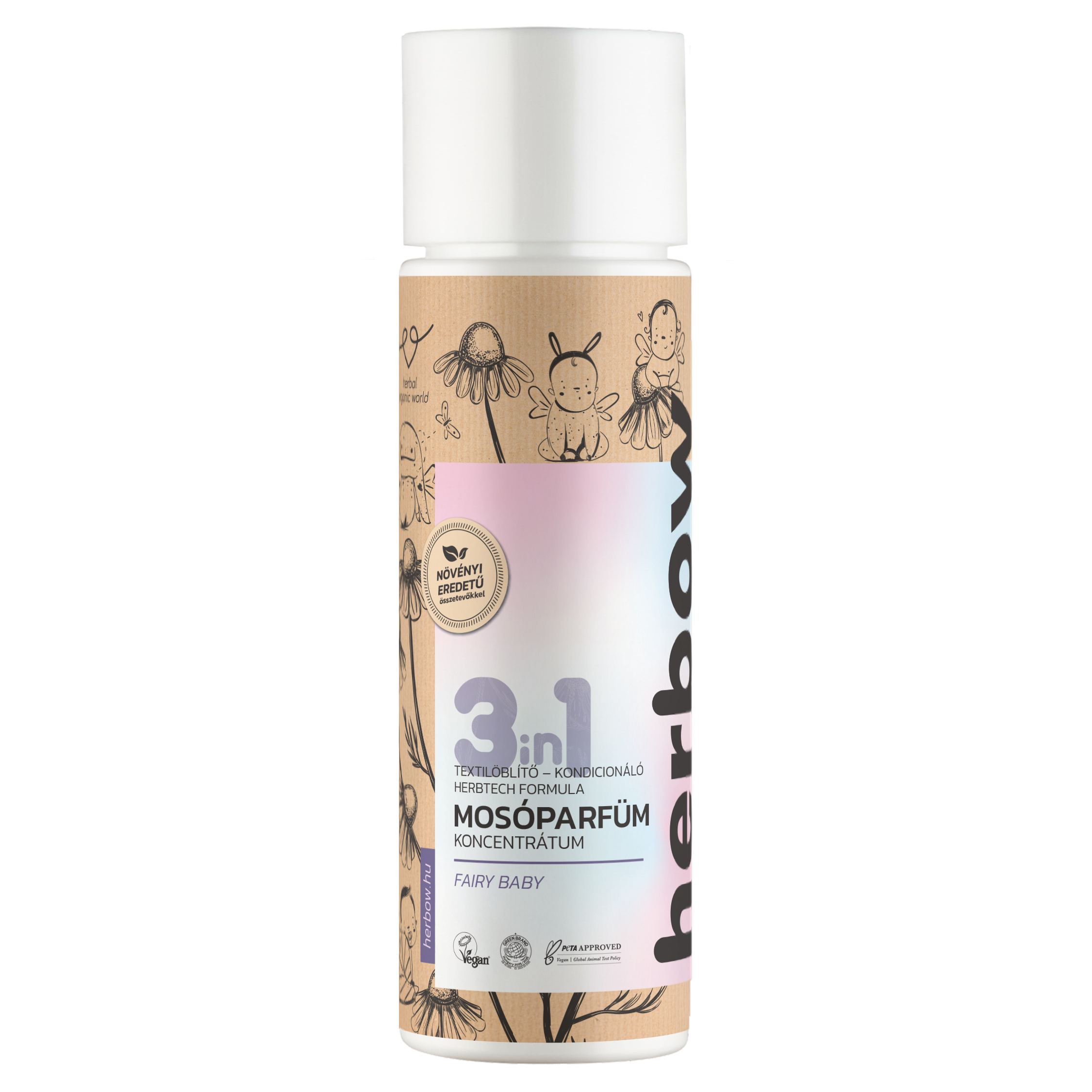 Herbow 3in1 prací parfum, aviváž a kondicionér koncentrát 200 ml