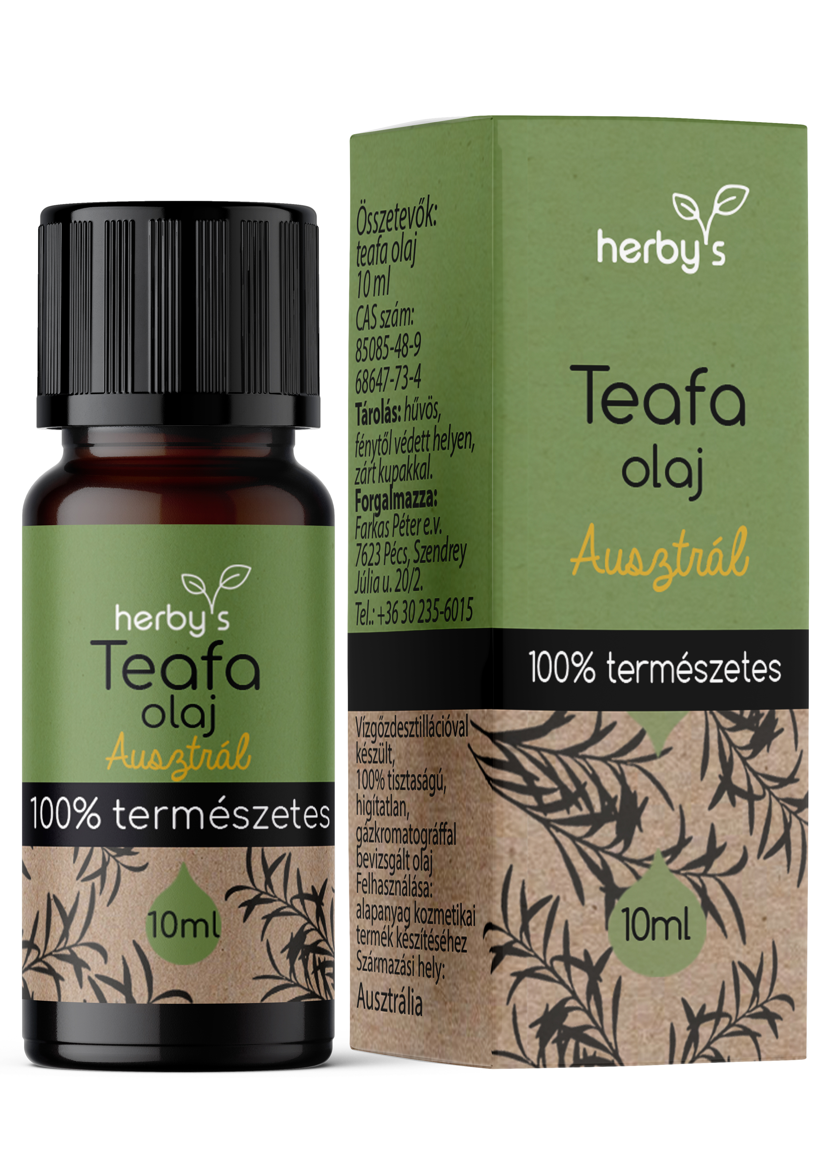 Herbys esenciálny olej austrálsky čajovník 10 ml